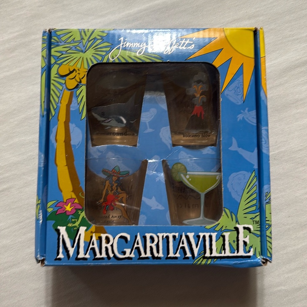 Margaritaville Shot Glass Box Set. Jamaica